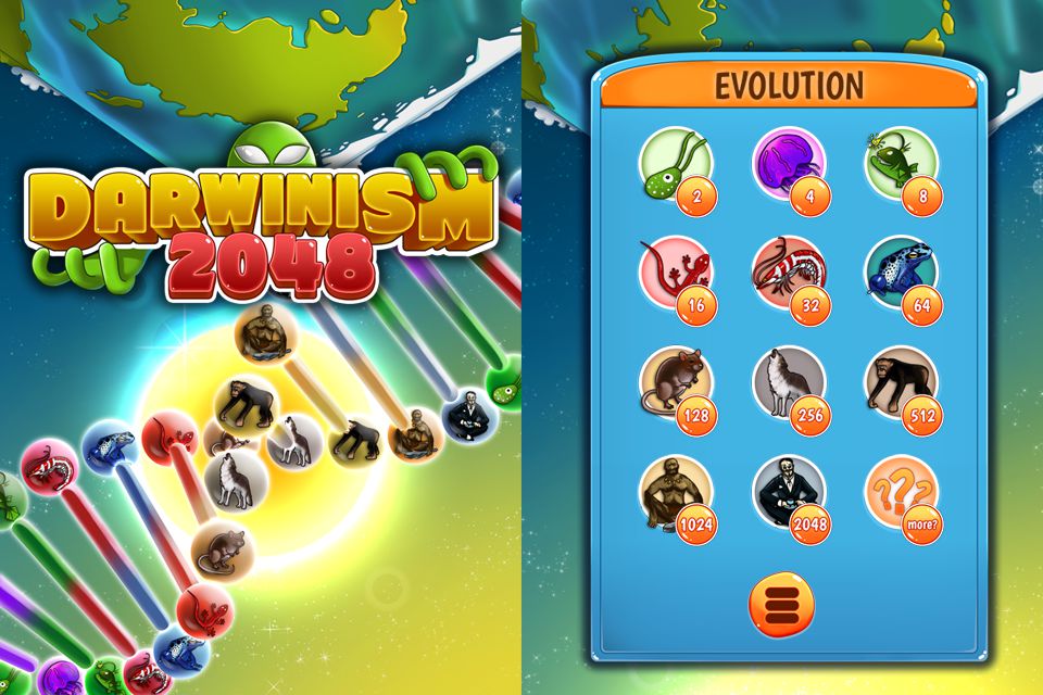 Darwinism 2048 | 2048 Online Games for Android & iPhone ...