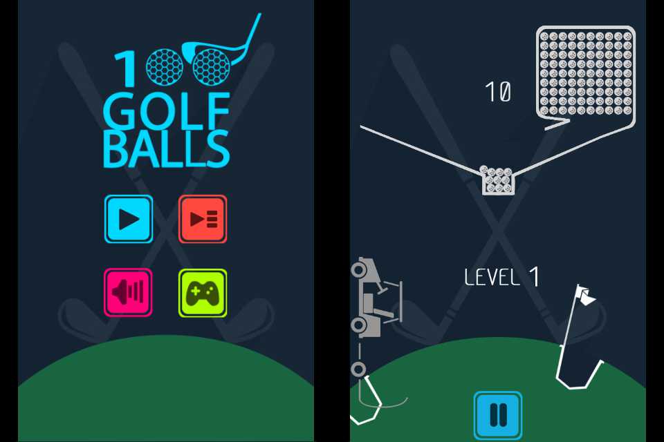 100 Golf Balls - Screenshot #1